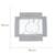 Tapis de parc universel avec bords - motifs hibou adam & eule Blanc - gris / grandes étoiles+Gris - blanc / hibou+Gris - blanc / lapin 12 - vertbaudet enfant 