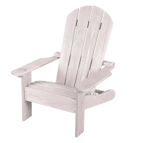 Chaise de détente pour enfant en bois fsc® avec porte-gobelet Gris 1 - vertbaudet enfant 
