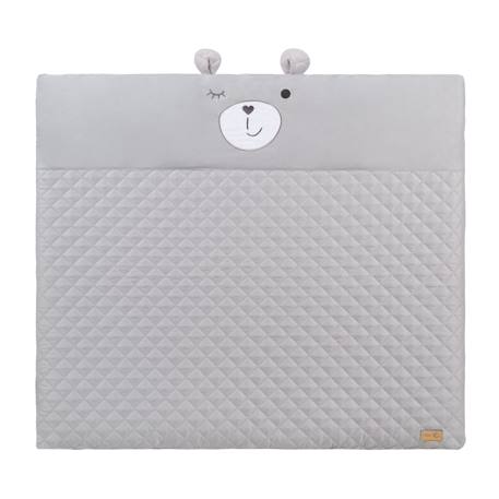Tapis d'éveil avec arches et 5 jouets suspendus roba style Bleu clair - ourson benny+Gris argenté - ourson sammy+Rose - lapin lily 11 - vertbaudet enfant 