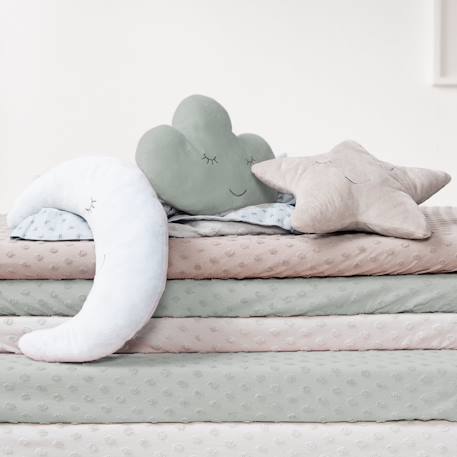 Coussin décoratif étoile pour chambre d'enfant roba style Bleu clair+Gris argenté+Rose pastel+Vert givré 21 - vertbaudet enfant 