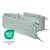 Tour de lit bébé déhoussable en coton bio lil planet Bleu clair/ bleu ciel+Gris argenté+Rose pastel+Vert givré 24 - vertbaudet enfant 