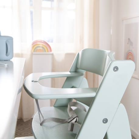Chaise haute évolutive en bois sit up flex - utilisable jusqu'à la chaise d'adolescent Anthracite+Blanc+Bois naturel+Cachemire / beige+Gris+Marron+Noir+Vert menthe 46 - vertbaudet enfant 