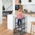 Tour d'apprentissage évolutive en bois Blanc+Gris anthracite 11 - vertbaudet enfant 