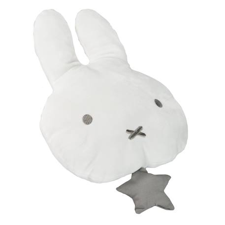 Peluche lapin avec mécanisme musical amovible miffy® Blanc et gris 4 - vertbaudet enfant 