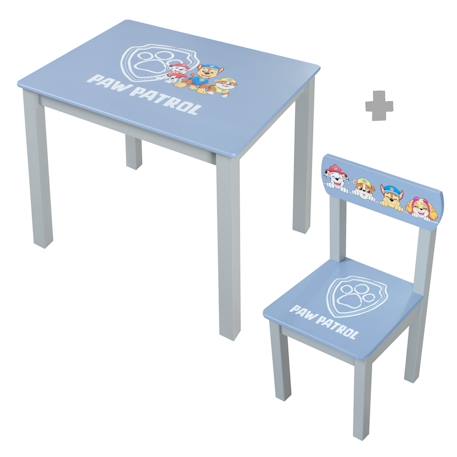 Set table et 1 chaise enfant Bleu gris - pat' patrouille 3 - vertbaudet enfant 