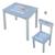 Set table et 1 chaise enfant Bleu gris - pat' patrouille 3 - vertbaudet enfant 