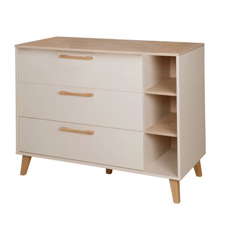 Chambre bébé complète avec soft-close jil Cashmere / décor châtaignier 3 - vertbaudet enfant 
