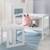 Table convertible en banc évolutif à 2 hauteurs d'assise Blanc+Gris 4 - vertbaudet enfant 