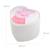 Tabouret pouf en velours imprimé et bois peppa pig Beige / cœur+Beige / cube 5 - vertbaudet enfant 