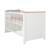 Chambre bébé évolutive 2 pièces avec soft-close ava Blanc / chêne artisan 3 - vertbaudet enfant 