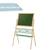 Tableau rotatif double face craie et magnétique abc eule Vert / naturel 2 - vertbaudet enfant 