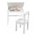 Bureau d'écolier avec rangement intégré et chaise Blanc 6 - vertbaudet enfant 