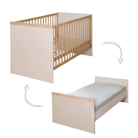 Lit bébé évolutif transformable en lit junior jil Cashmere 4 - vertbaudet enfant 