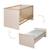 Lit bébé évolutif transformable en lit junior jil Cashmere 4 - vertbaudet enfant 