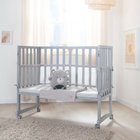 Berceau cododo 3en1 avec matelas et accessoires roba style Blanc / gris+Gris taupe 12 - vertbaudet enfant 