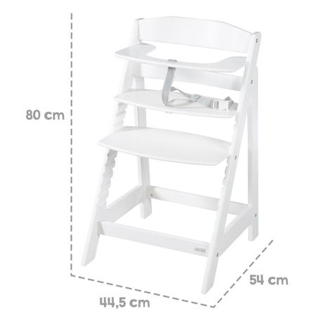 Chaise haute évolutive en bois sit up flex - utilisable jusqu'à la chaise d'adolescent Anthracite+Beige délavé+Blanc+Bois naturel+Cachemire / beige+Gris+Marron+Noir 17 - vertbaudet enfant 