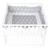 Tapis de parc universel avec bords - motifs hibou adam & eule Blanc - gris / grandes étoiles+Gris - blanc / hibou+Gris - blanc / lapin 2 - vertbaudet enfant 
