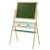 Tableau rotatif double face craie et magnétique abc eule Vert / naturel 1 - vertbaudet enfant 
