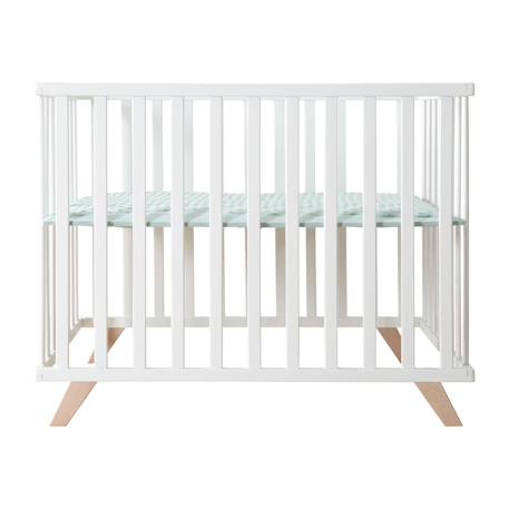 Parc bébé scandinave en bois massif + tapis en coton bio lil planet Anthracite - gris argenté+Blanc - gris argenté+Blanc - vert givré+Naturel - gris argenté 14 - vertbaudet enfant 