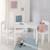 Set table et 2 chaises enfant en bois massif little stars Blanc / motifs étoiles 2 - vertbaudet enfant 