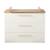 Commode à langer évolutive 3 tiroirs  nele Blanc / chêne artisan 2 - vertbaudet enfant 