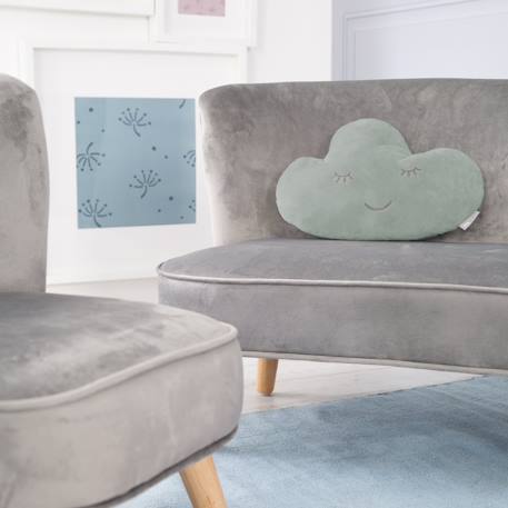 Coussin décoratif nuage pour chambre d'enfant roba style Bleu clair+Gris argenté+Rose pastel+Vert givré 21 - vertbaudet enfant 