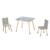 Set table et 2 chaises enfant avec filet de rangement Blanc et naturel+Gris et naturel 9 - vertbaudet enfant 