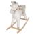 Licorne à bascule avec selle et bride Blanc / argenté 1 - vertbaudet enfant 
