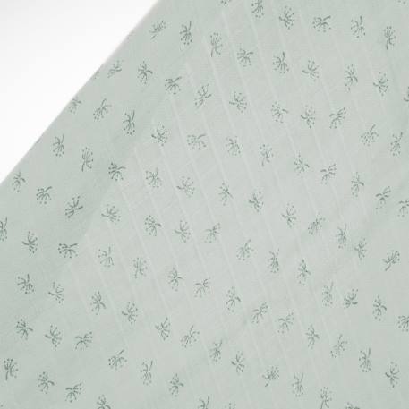 Lot 2 serviettes d'allaitement en coton bio lil planet Bleu clair+Gris argenté+Rose pastel+Vert givré 24 - vertbaudet enfant 