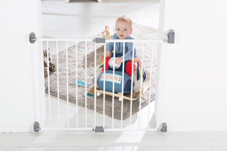 Barrière de sécurité réglable pour portes et escaliers Blanc 6 - vertbaudet enfant 
