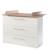 Commode à langer évolutive 3 tiroirs  nele Blanc / chêne artisan 1 - vertbaudet enfant 