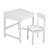 Bureau d'écolier avec rangement intégré et chaise Blanc 1 - vertbaudet enfant 