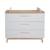 Commode à langer évolutive 3 tiroirs  caro Gris clair / chêne doré 2 - vertbaudet enfant 