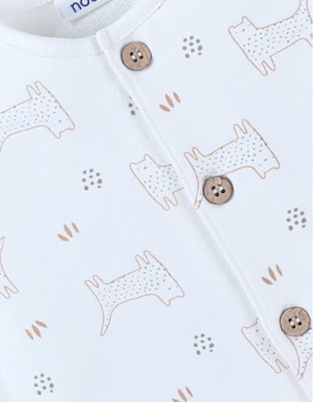 Combinaison molleton Beige 3 - vertbaudet enfant 