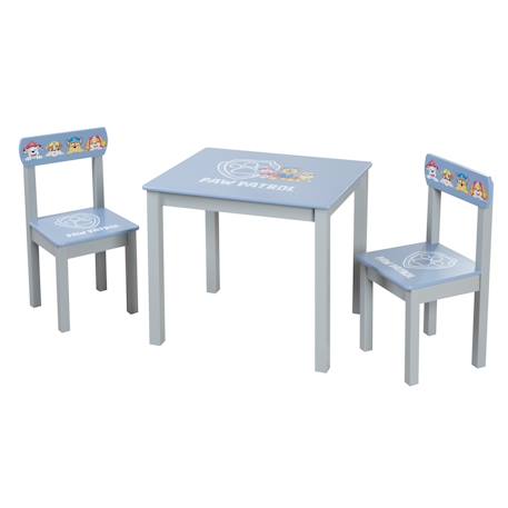 Set table et 2 chaises enfant Bleu gris - pat' patrouille 1 - vertbaudet enfant 
