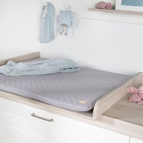 Matelas à langer déperlant et nettoyable roba style Bleu clair+Gris argenté+Rose pastel+Vert givré 6 - vertbaudet enfant 
