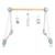 Portique d'éveil en bois massif + 3 pendentifs - arche d'activités Blanc - gris / miffy+Multicolore+Naturel / Anthracite 1 - vertbaudet enfant 
