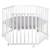 Parc bébé hexagonal + tapis déperlant et matelas déhoussable roba style Blanc - gris argenté 3 - vertbaudet enfant 