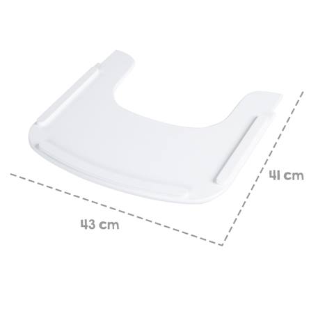 Tablette de chaise haute - plateau repas avec rebord sit up flex Beige délavé+Blanc+Bois naturel+Gris taupe+Noir 11 - vertbaudet enfant 