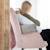 Coussin d'allaitement en coton bio lil planet Bleu clair/ bleu ciel+Gris argenté+Rose pastel+Vert givré 2 - vertbaudet enfant 