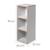 Étagère de rangement 3 cases pour chambre enfant caro Gris clair / chêne doré 5 - vertbaudet enfant 