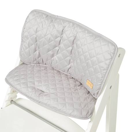 Coussins matelassés et déperlants pour chaises hautes sit up Bleu clair / bleu ciel+Gris argenté+Rose pastel+Vert givré 9 - vertbaudet enfant 