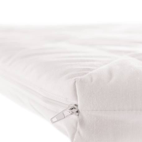 Parc bébé rectangulaire + tapis déperlant et matelas déhoussable roba style Blanc - gris argenté 4 - vertbaudet enfant 