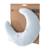 Coussin décoratif demi-lune pour chambre d'enfant roba style Bleu clair+Gris argenté+Rose pastel+Vert givré 3 - vertbaudet enfant 