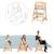 Chaise haute évolutive born up avec transat inclinable sternenzauber Blanc - grandes étoiles+Gris taupe - lapin miffy+Naturel - petites étoiles 17 - vertbaudet enfant 