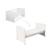 Lit évolutif avec matelas et accessoires complets adam et eule Blanc / gris 5 - vertbaudet enfant 