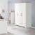 Armoire bébé 3 portes à fermeture douce ava Blanc / chêne artisan 2 - vertbaudet enfant 