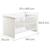 Lit bébé évolutif convertible en lit junior nele Blanc / chêne artisan 3 - vertbaudet enfant 