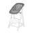 Chaise haute évolutive born up avec transat inclinable sternenzauber Blanc - grandes étoiles+Gris taupe - lapin miffy+Naturel - petites étoiles 3 - vertbaudet enfant 