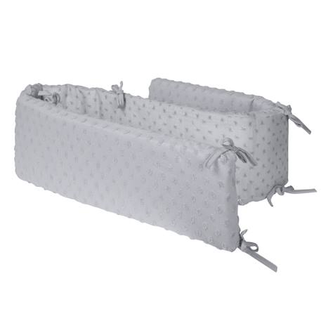 Tour de lit bébé déhoussable en coton bio lil planet Bleu clair/ bleu ciel+Gris argenté+Rose pastel+Vert givré 7 - vertbaudet enfant 